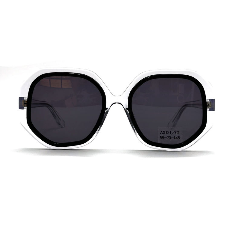 CR39 유니섹스 아세테트 프레임 선글라스 100% UV 보호 모델 AS121,OEM / 맞춤식 공장