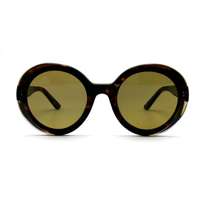 좋은 가격 AS101 여자용 둥근 자외선 보호 아세타트 선글라스 CR 39 렌즈 온라인으로